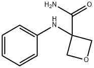 3-(Phenylamino)oxetane-3-carboxamide Structure