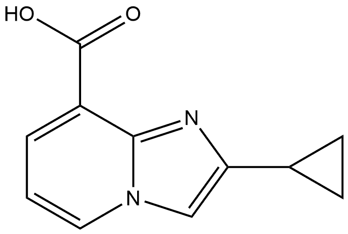 2-cyclopropylimidazo[1,2-a]pyridine-8-carboxylic acid Structure