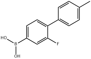 (2-Fluoro-4'-methyl-[1,1'-biphenyl]-4-yl)boronic acid Structure