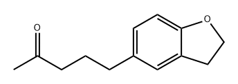 5-(2,3-Dihydrobenzofuran-5-yl)pentan-2-one 구조식 이미지