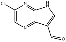 5H-Pyrrolo[2,3-b]pyrazine-7-carboxaldehyde, 3-chloro- Structure