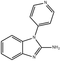 1H-Benzimidazol-2-amine, 1-(4-pyridinyl)- Structure