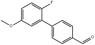 2'-Fluoro-5'-methoxy-[1,1'-biphenyl]-4-carbaldehyde Structure