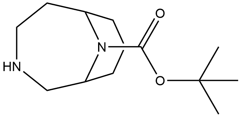 3,10-Diazabicyclo[4.3.1]decane-10-carboxylic acid, 1,1-dimethylethyl ester Structure