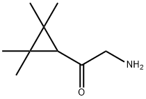 Ethanone, 2-amino-1-(2,2,3,3-tetramethylcyclopropyl)- Structure