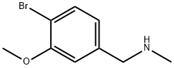 [(4-Bromo-3-methoxyphenyl)methyl](methyl)amine Structure