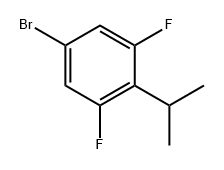 Benzene, 5-bromo-1,3-difluoro-2-(1-methylethyl)- Structure