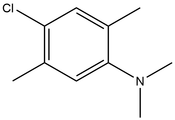 4-Chloro-N,N,2,5-tetramethylbenzenamine Structure