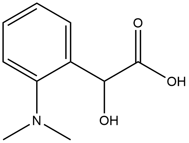 2-(Dimethylamino)-α-hydroxybenzeneacetic acid Structure