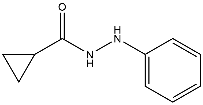 Cyclopropanecarboxylic acid, 2-phenylhydrazide Structure