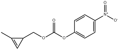 Carbonic acid, (2-methyl-2-cyclopropen-1-yl)methyl 4-nitrophenyl ester Structure