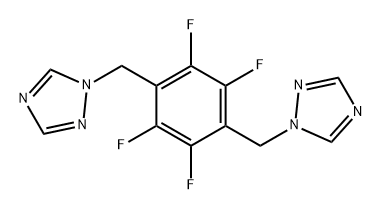 1H-1,2,4-Triazole, 1,1'-[(2,3,5,6-tetrafluoro-1,4-phenylene)bis(methylene)]bis- Structure