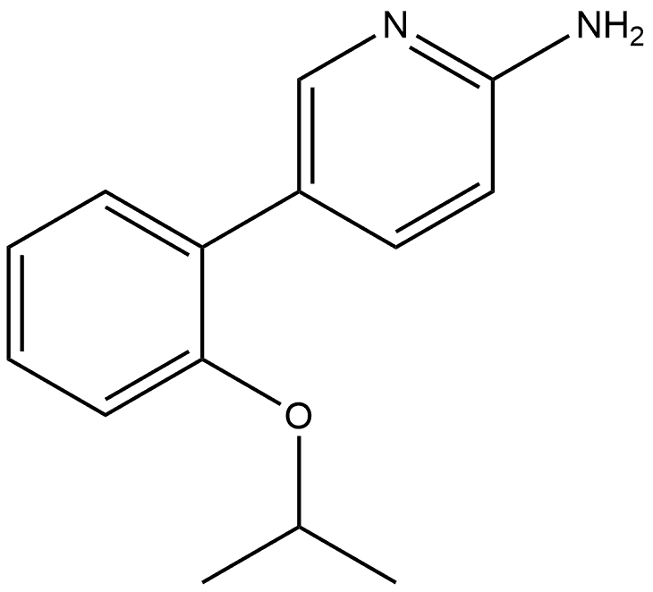 5-[2-(1-Methylethoxy)phenyl]-2-pyridinamine Structure