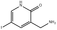 3-(Aminomethyl)-5-iodopyridin-2-ol 구조식 이미지