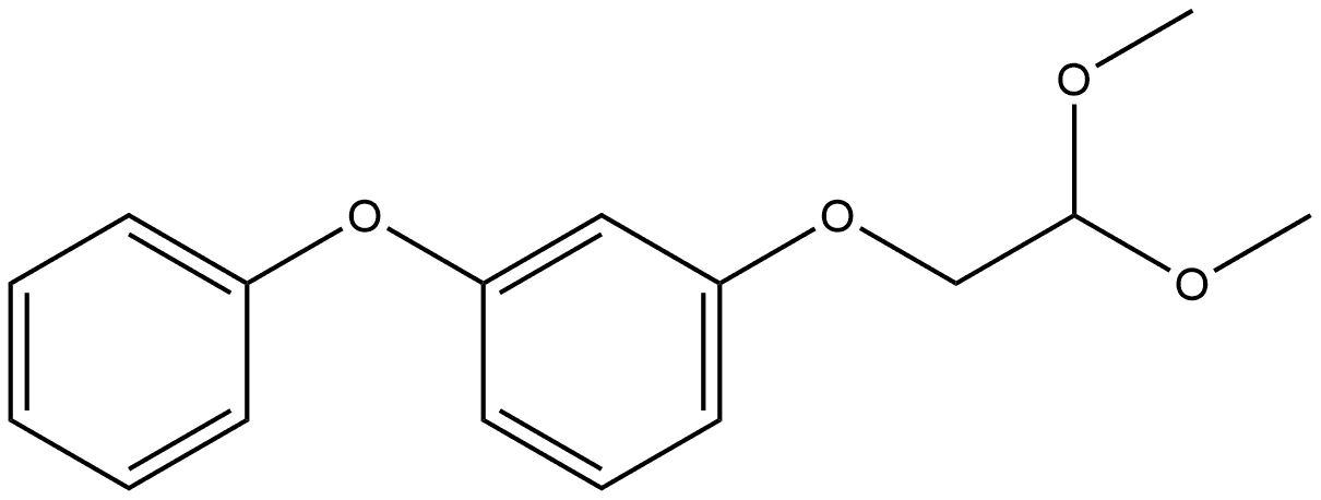 1-(2,2-Dimethoxyethoxy)-3-phenoxybenzene Structure