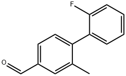 2'-Fluoro-2-methyl-[1,1'-biphenyl]-4-carbaldehyde Structure