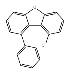 Dibenzofuran, 1-chloro-9-phenyl- Structure