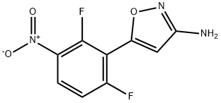 3-Isoxazolamine, 5-(2,6-difluoro-3-nitrophenyl)- Structure