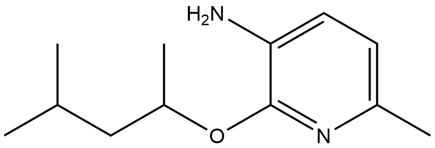 2-(1,3-Dimethylbutoxy)-6-methyl-3-pyridinamine Structure