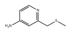 4-Pyridinamine, 2-[(methylthio)methyl]- 구조식 이미지