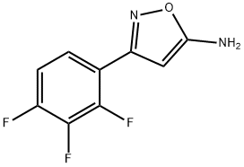 5-Isoxazolamine, 3-(2,3,4-trifluorophenyl)- Structure