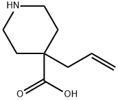 4-Piperidinecarboxylic acid, 4-(2-propen-1-yl)- 구조식 이미지