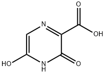 2-Pyrazinecarboxylic acid, 3,4-dihydro-5-hydroxy-3-oxo- 구조식 이미지