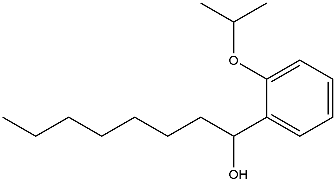 α-Heptyl-2-(1-methylethoxy)benzenemethanol Structure