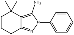 2H-Indazol-3-amine, 4,5,6,7-tetrahydro-4,4-dimethyl-2-phenyl- Structure