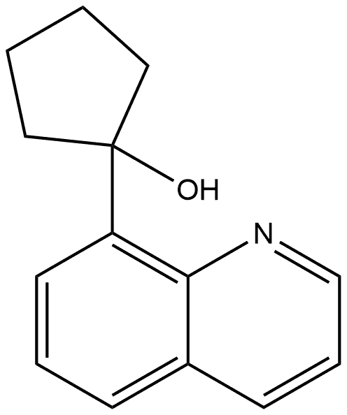 1-(quinolin-8-yl)cyclopentanol Structure