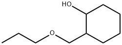 Cyclohexanol, 2-(propoxymethyl)- 구조식 이미지