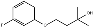 2-Butanol, 4-(3-fluorophenoxy)-2-methyl- 구조식 이미지