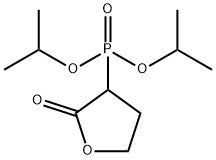 Diisopropyl-2-oxotetrahdro-3-furanylphosphonate Structure