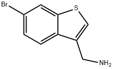 1-(6-bromo-1-benzothiophen-3-yl)methanamine hydrochloride Structure