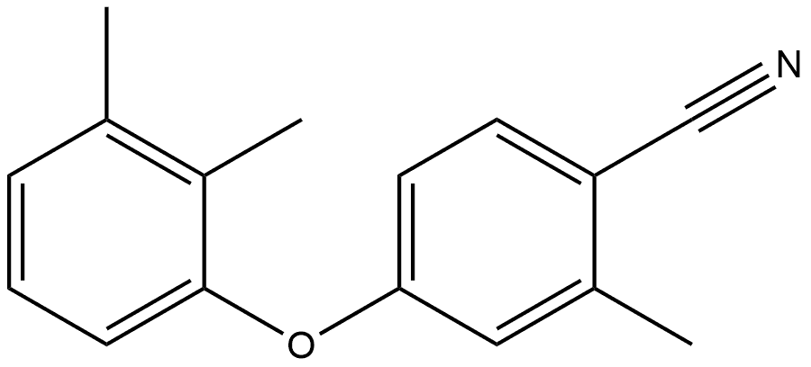 4-(2,3-Dimethylphenoxy)-2-methylbenzonitrile 구조식 이미지