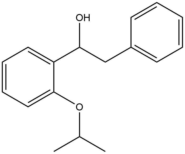 α-[2-(1-Methylethoxy)phenyl]benzeneethanol Structure