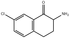 2-Amino-7-chloro-3,4-dihydronaphthalen-1(2H)-one 구조식 이미지