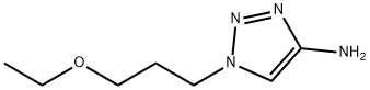 1H-1,2,3-Triazol-4-amine, 1-(3-ethoxypropyl)- Structure