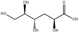 D-arabino-3-deoxyhexonic acid Structure