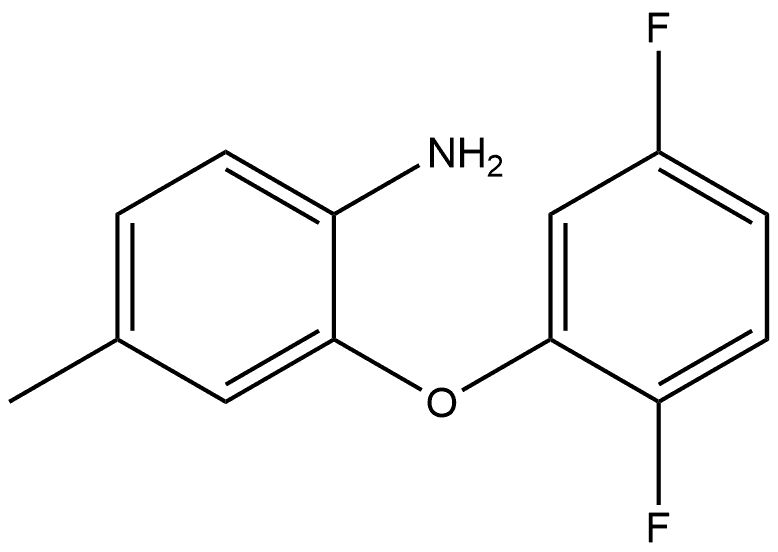 2-(2,5-Difluorophenoxy)-4-methylbenzenamine Structure