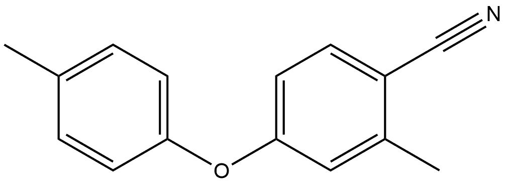 2-Methyl-4-(4-methylphenoxy)benzonitrile Structure