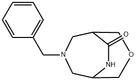 7-benzyl-3-oxa-7,9-diazabicyclo[3.3.2]decan-10-one 구조식 이미지