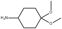 4,4-Dimethoxy-cyclohexylamine Structure