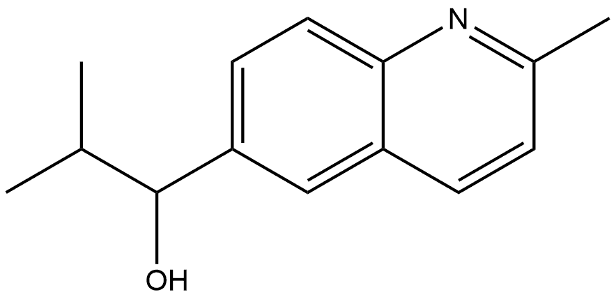 2-Methyl-α-(1-methylethyl)-6-quinolinemethanol Structure