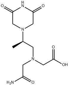 Glycine, N-(2-amino-2-oxoethyl)-N-[(2R)-2-(3,5-dioxo-1-piperazinyl)propyl]- 구조식 이미지