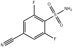 Benzenesulfonamide, 4-cyano-2,6-difluoro- 구조식 이미지