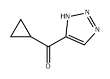 Methanone, cyclopropyl-1H-1,2,3-triazol-5-yl- 구조식 이미지
