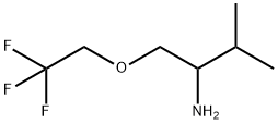 3-methyl-1-(2,2,2-trifluoroethoxy)butan-2-amine Structure