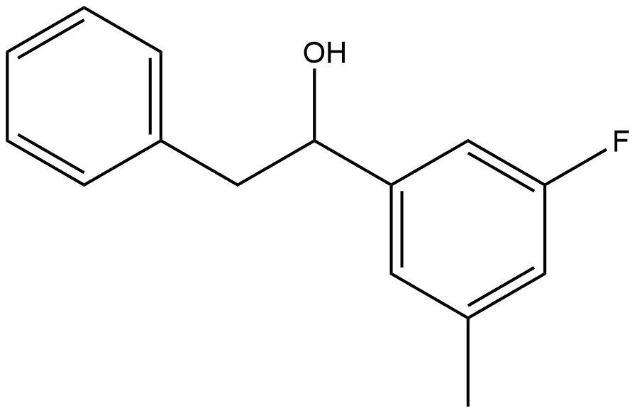 α-(3-Fluoro-5-methylphenyl)benzeneethanol Structure