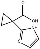 1-(1H-imidazol-2-yl)cyclopropane-1-carboxylic
acid Structure